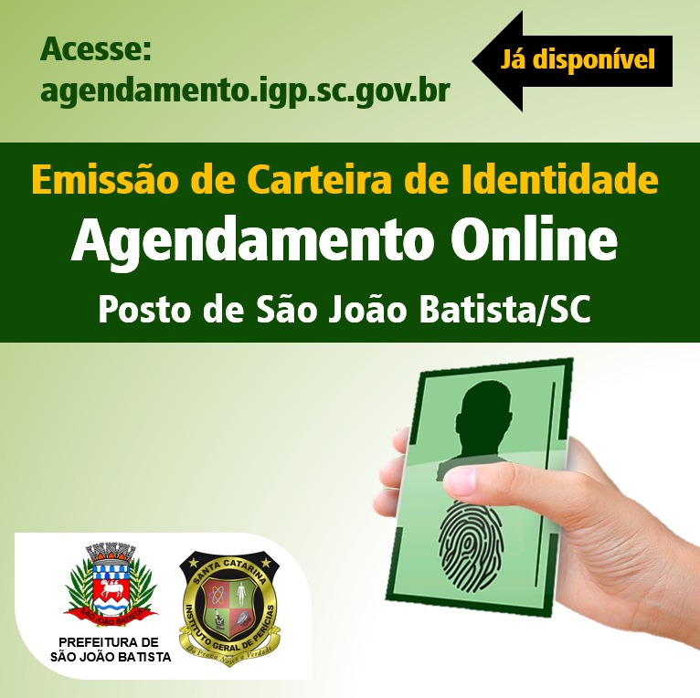 Agendamento para emissão da carteira de identidade é exclusivo pelo site do  IGP – Prefeitura de Torres/RS – Site oficial