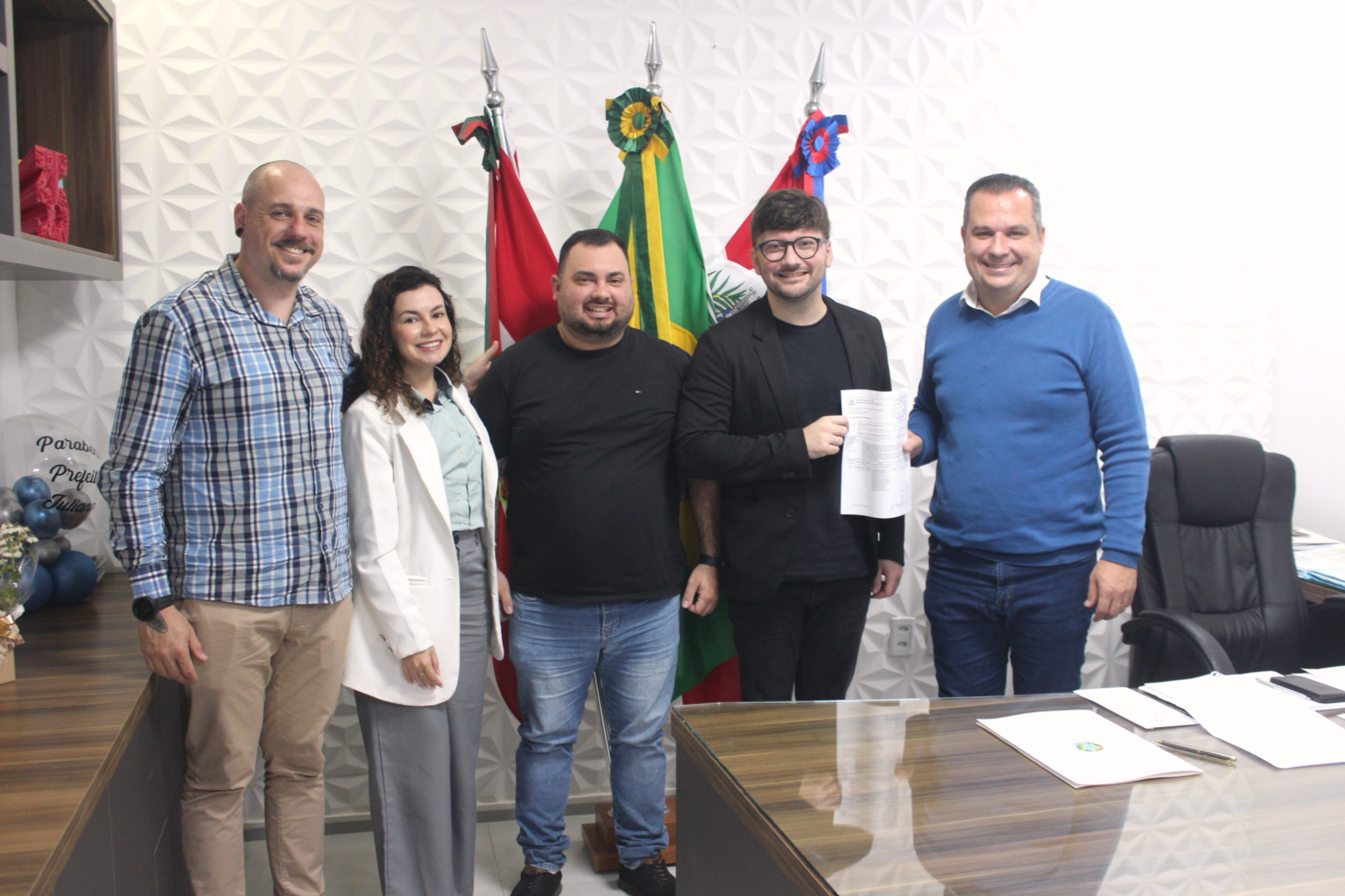 Prefeitura firma contrato com a FURB para elaboração do primeiro Plano de Mobilidade Urbana de São João Batista