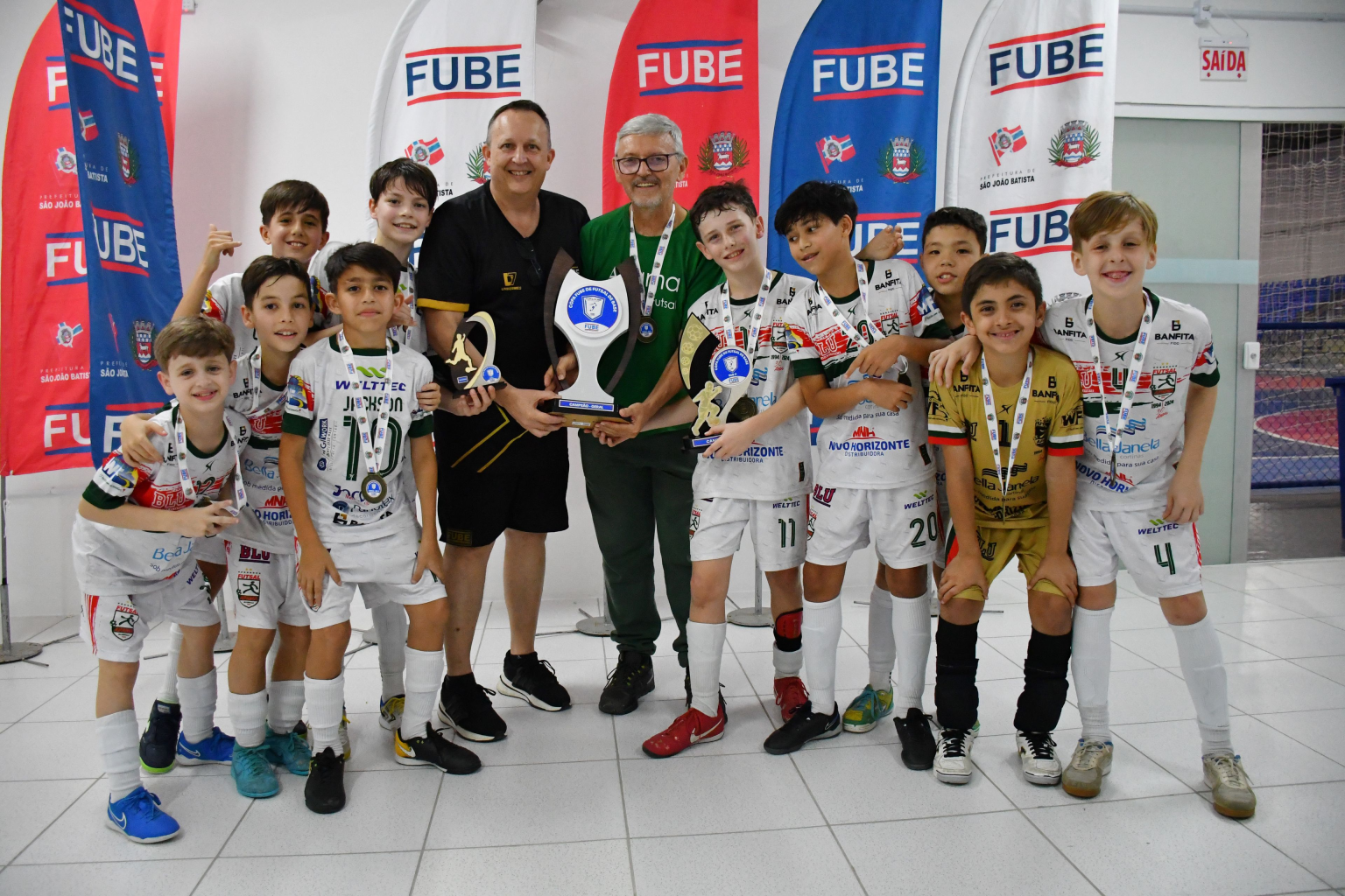 Confira a lista de campeões da 4ª Copa Fube de Futsal de Base