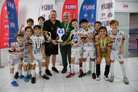 Confira a lista de campeões da 4ª Copa Fube de Futsal de Base