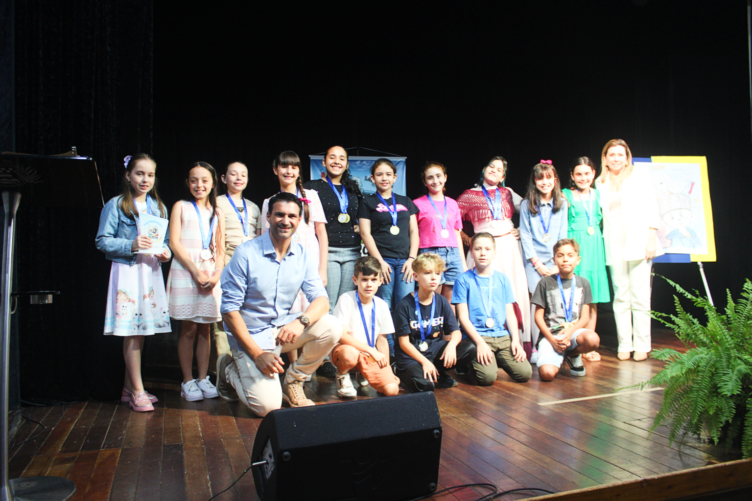 Confira os destaques da primeira noite de apresentações do XIX Recital Municipal de Poesias de São João Batista