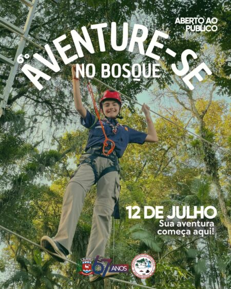 Grupo Escoteiro São João Batista promove 6º Aventure-se no Bosque neste sábado (12/07)