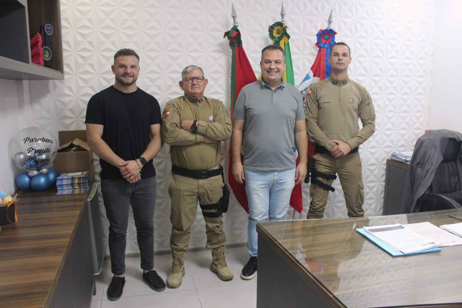 Segurança pública: Executivo Batistense recebe novo comandante da PM no município