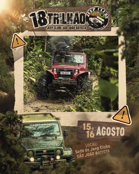 18º Encontro de Jeeps de São João Batista acontece nesta sexta-feira (15) e sábado (16)