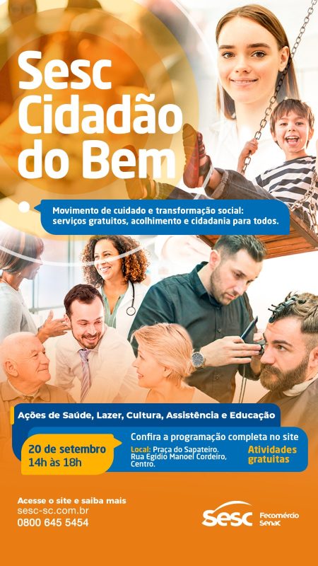 São João Batista recebe projeto “Sesc Cidadão do Bem” no próximo sábado (20/09)