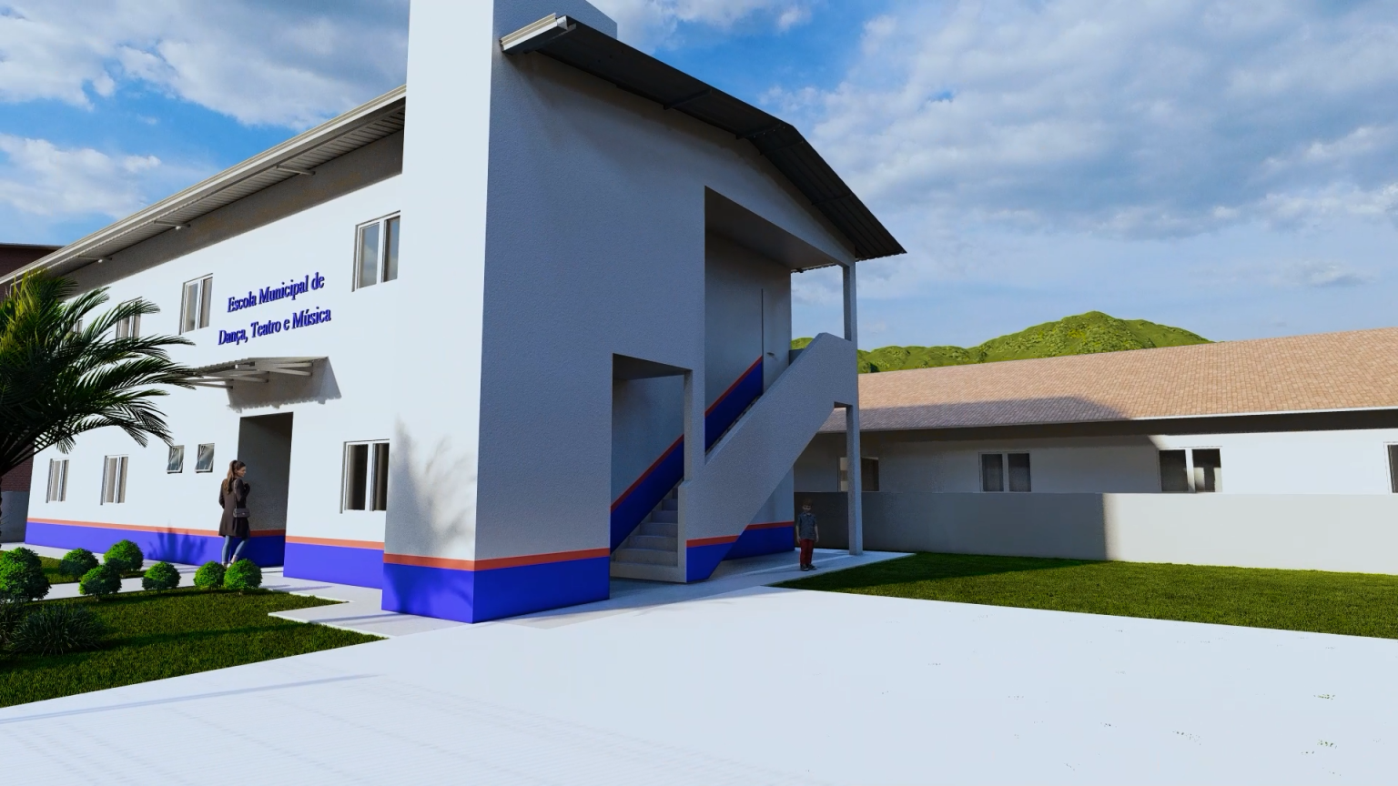 Ordem de serviço para ampliação da Escola Municipal de Dança, Teatro e Música é assinada