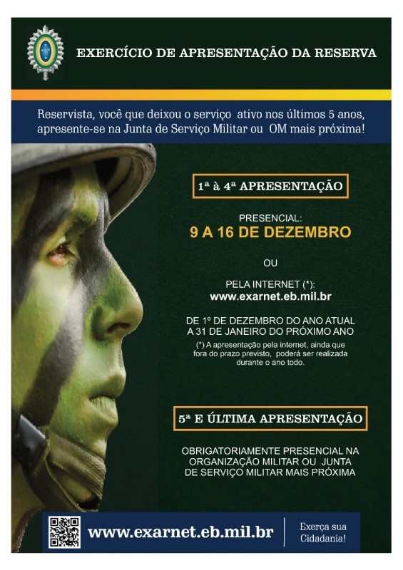 Junta de Serviço Militar de São João Batista orienta sobre o Exercício de Apresentação da Reserva