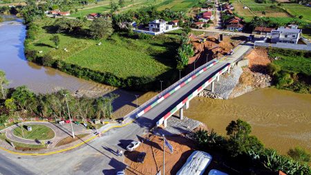 Nova ponte da Colônia Nova Itália será oficialmente entregue à comunidade neste sábado (30), às 10h