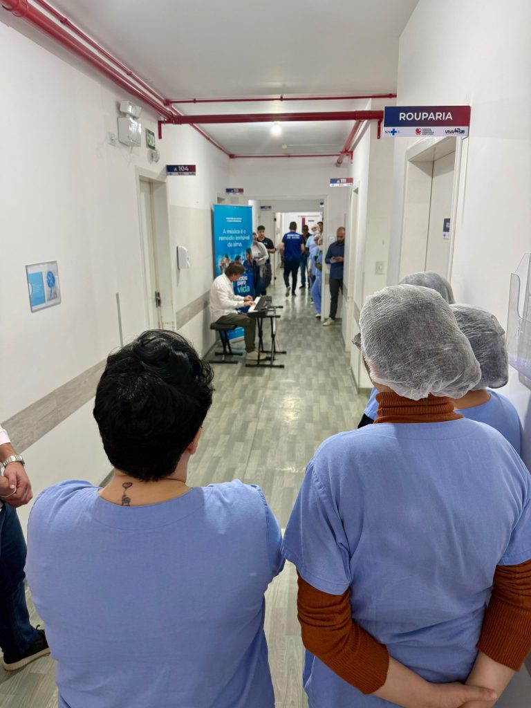 Hospital Municipal Monsenhor José Locks recebe projeto “Notas Para Vida”