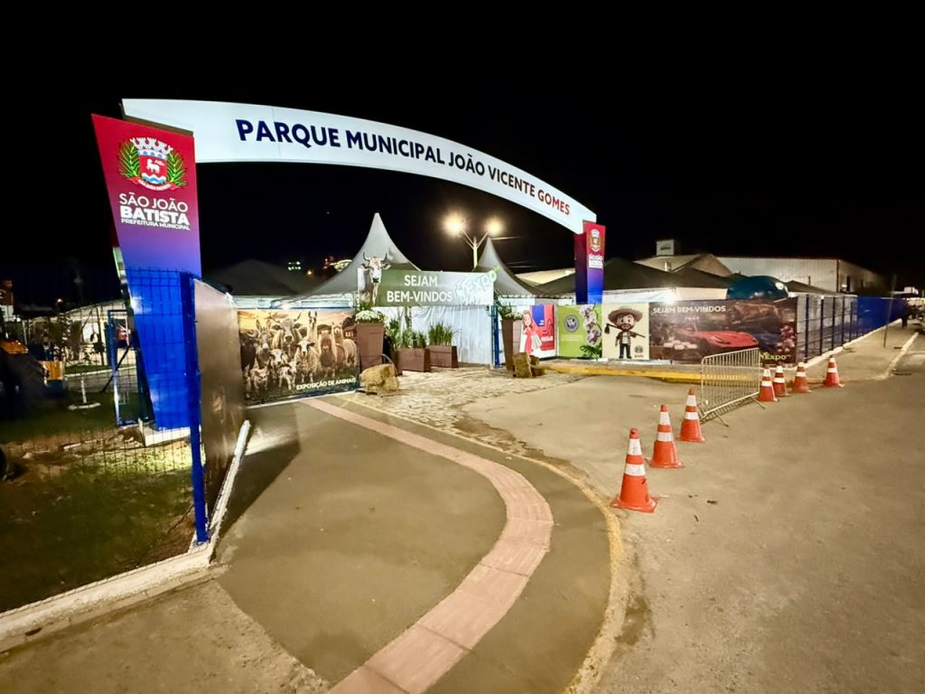 Prefeitura de São João Batista oficializa entrega do Parque Municipal João Vicente Gomes durante abertura da 2ª ExpoSJB